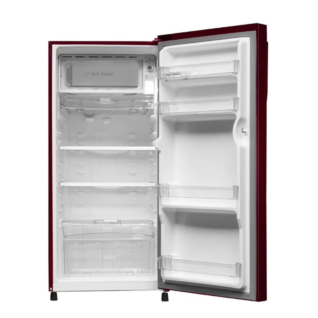 Haier 165 L 1 Star Direct Cool Single Door Refrigerator (HRD-2102CRN-P, Red Noisettes)