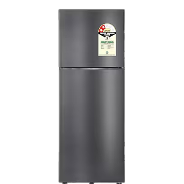 Samsung 350 L 2 Star BESPOKE AI Double Door Refrigerator (RT38DG5A2BS8HL, Elegant Inox)