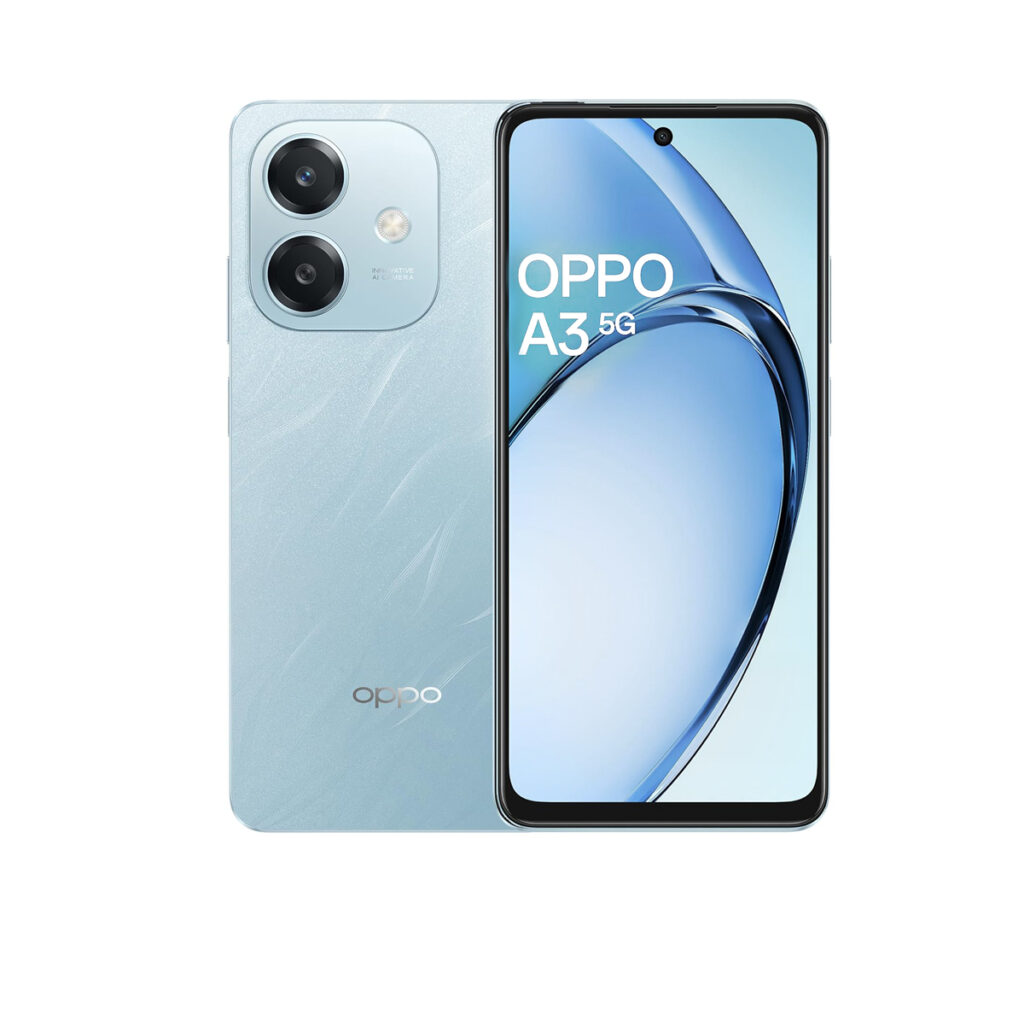 OPPO A3 5G(6 GB RAM,128 GB Storage, Ocean Blue)