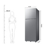 Samsung 350 L 3 star Bespoke AI Double Door Refrigerator RT38DG5A4DB1