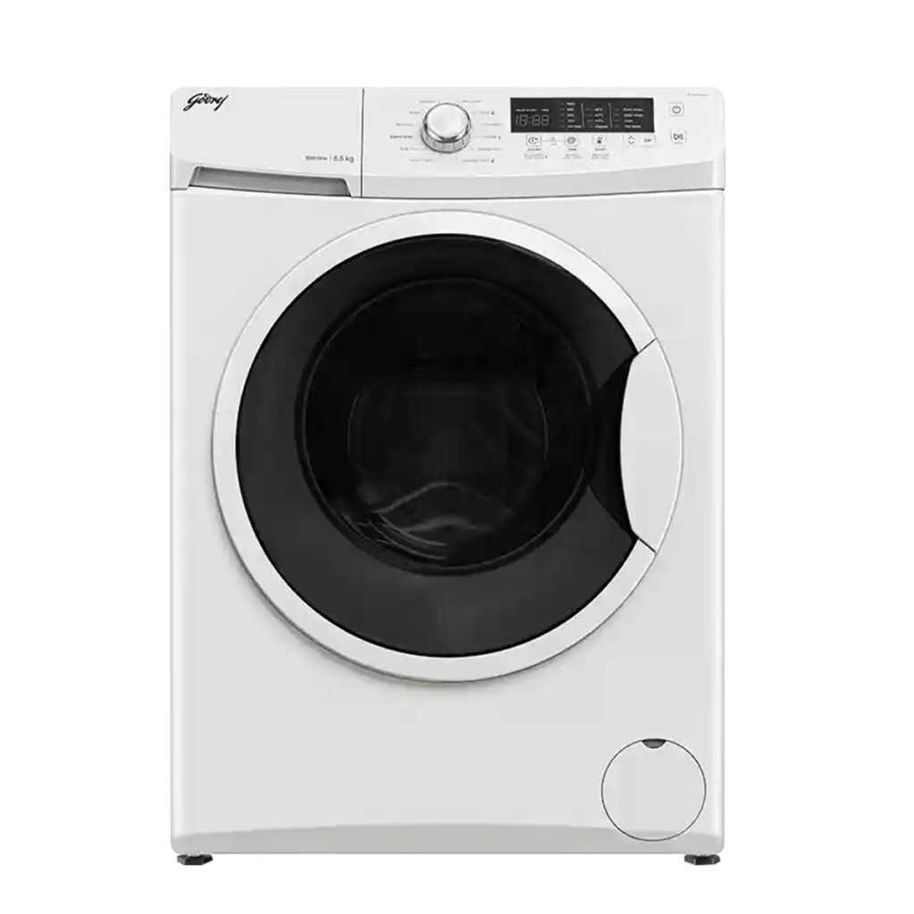 Godrej 6.5 kg Fully Automatic Front Load Washing Machine,1000 rpm(WFEON CRS 6510 5.0 FKEDM GLWH, Glacial White)
