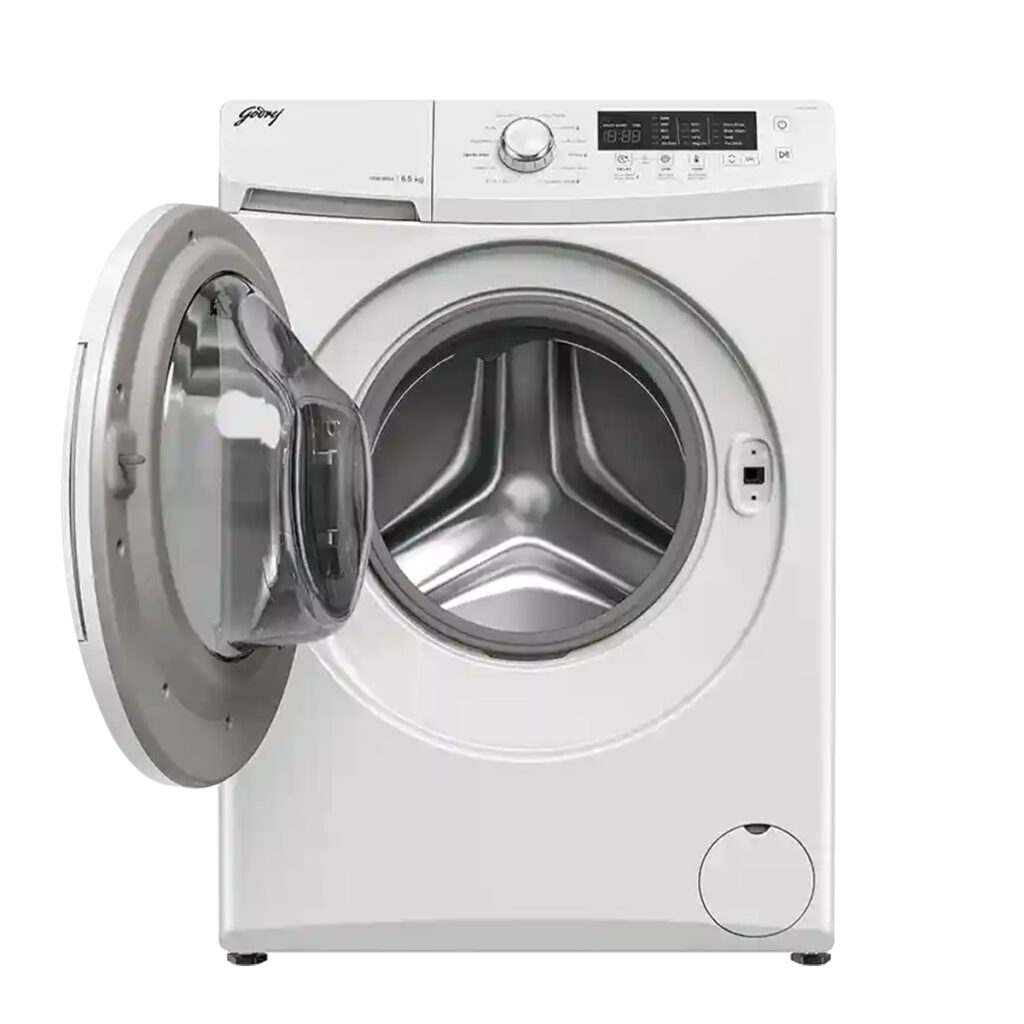 Godrej 6.5 kg Fully Automatic Front Load Washing Machine,1000 rpm(WFEON CRS 6510 5.0 FKEDM GLWH, Glacial White)