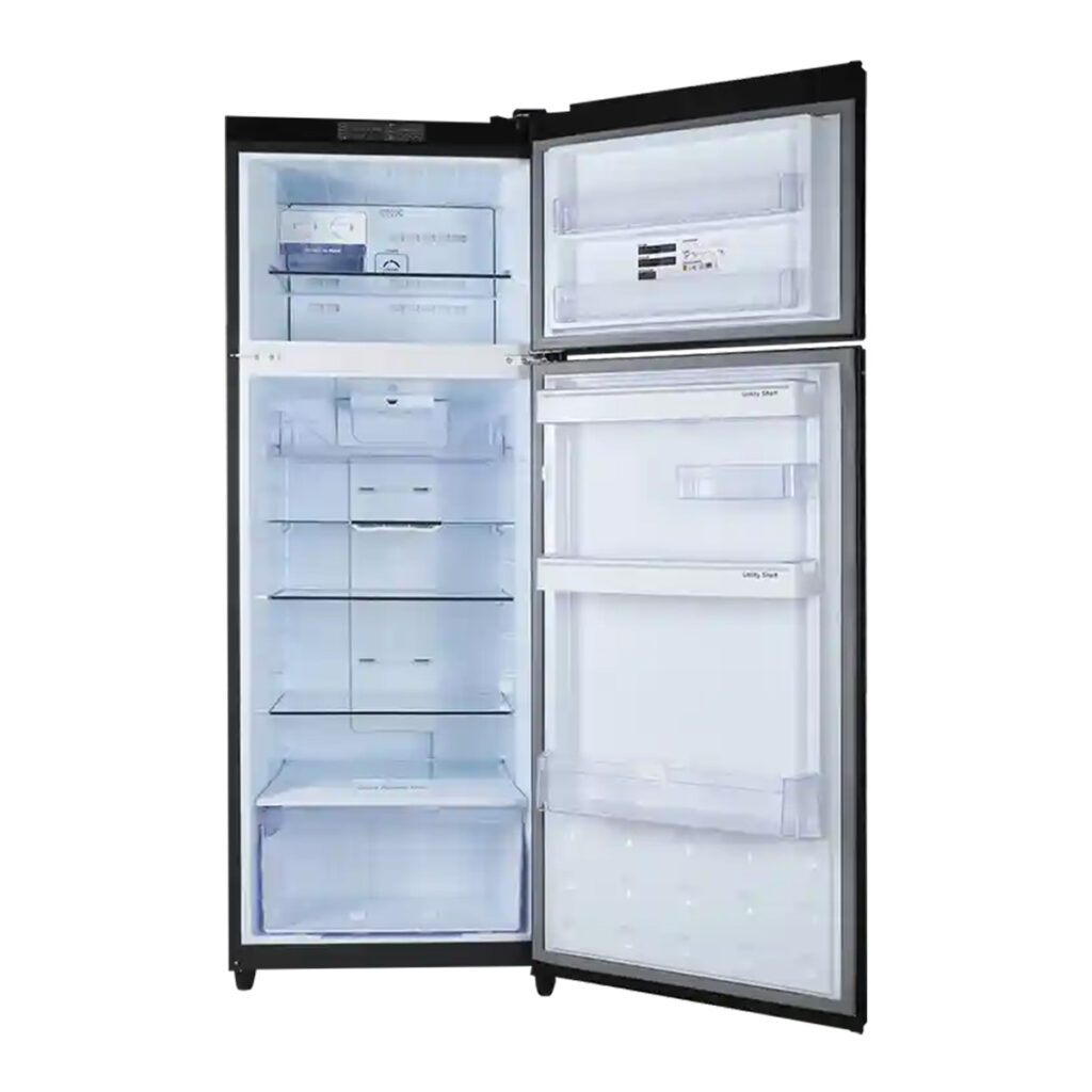 Godrej 308L 2Star Convertible Double Door Frost Free Inverter Refrigerator(RT EONVIBE 346B RCIT, Matt Black)