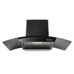 Faber 90 cm Auto Curved Clean Chimney (HOOD ACE PRO 3D IN HC PB FL BK 90, Black)