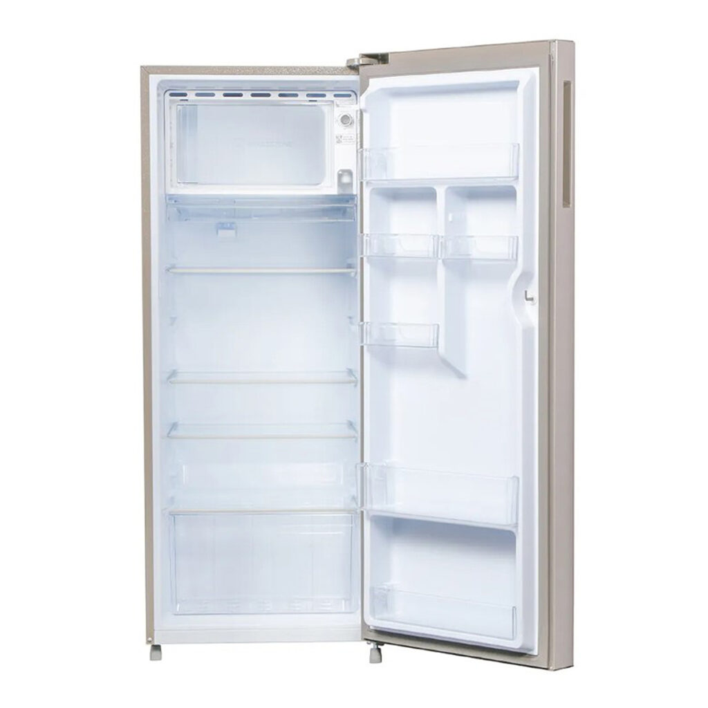 Haier 190 L 5 Star Single Door Direct Cool Refrigerator (HRD-2105BNS-P,Nickel Steel)
