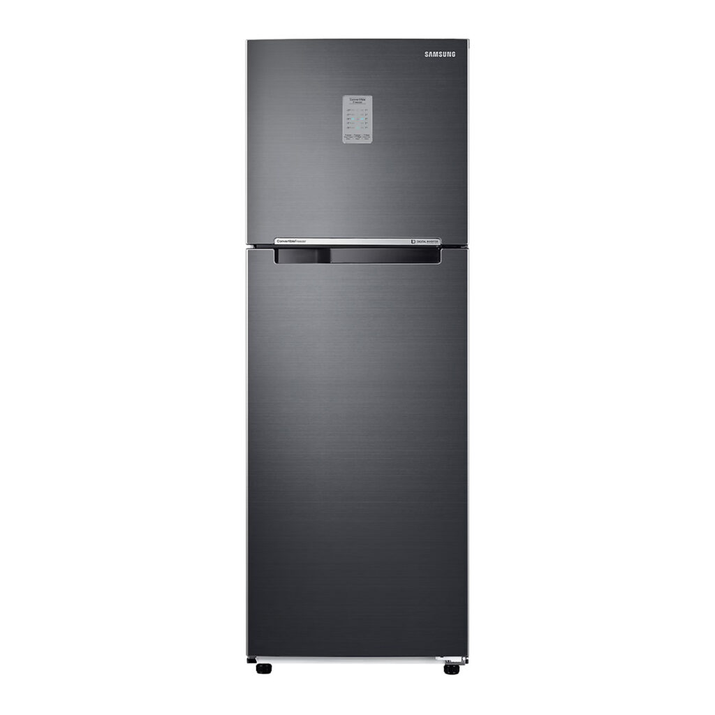 Samsung 256 L 2 Star Convertible Double Door Refrigerator (RT30C3732B1, Black Matt)