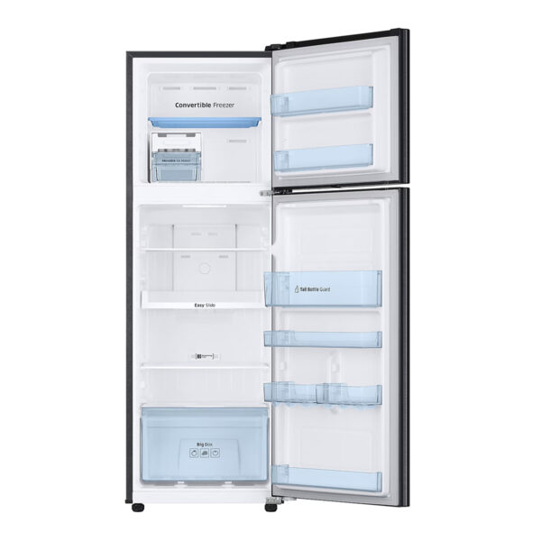 Samsung 256 L 2 Star Convertible Double Door Refrigerator (RT30C3732B1, Black Matt)