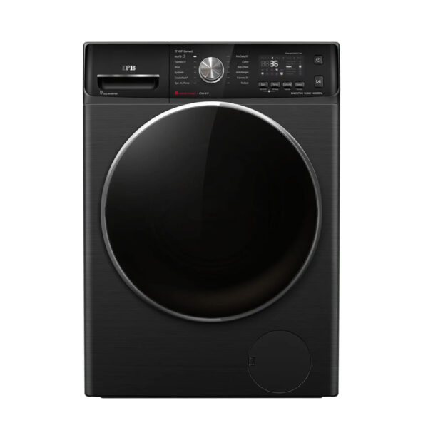 IFB 9 kg 5 Star Front Load Fully Automatic WIFI Washing Machine, RPM 1400(Executive BHC 9014 SSLC, Black Hairline)