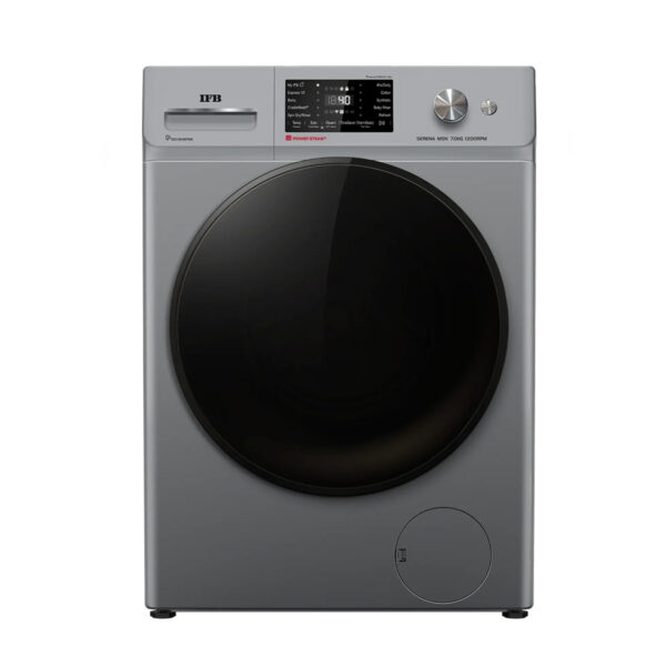 IFB 7 kg 5 Star Front Load Fully Automatic Wifi Washing Machine, RPM 1200 (Serena MSN 7012K CMS, Metallic Silver)