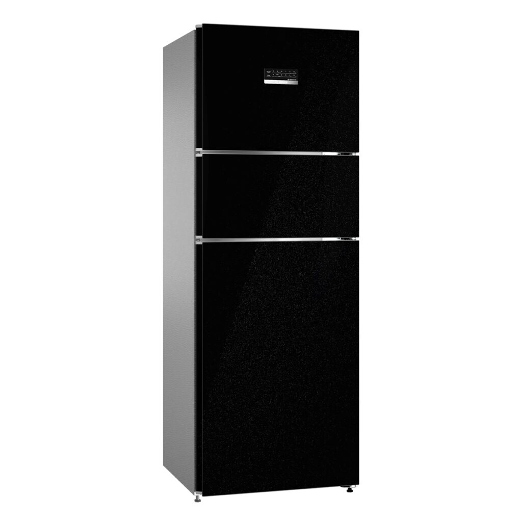Bosch 364L 3 Star Series 6 Convertible Frost Free Triple Door Refrigerator (CMC36K23NI, Black)