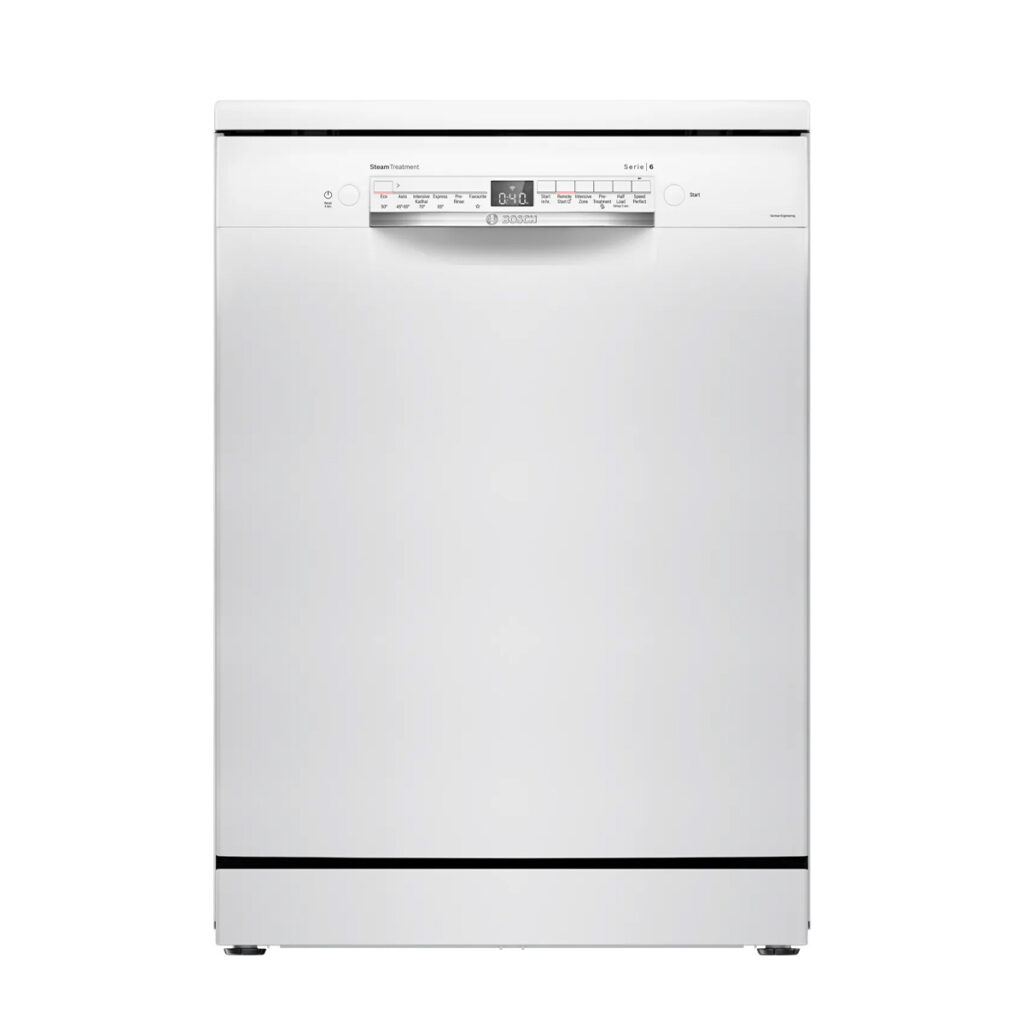 Bosch 14 Place Settings Series 6 Dishwasher (SMS6IKW01I, White)