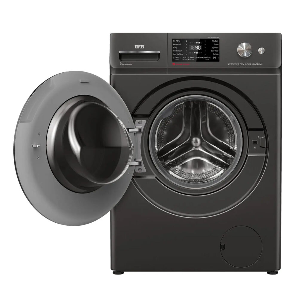 IFB 9 kg 5 Star Front Load Fully Automatic Washing Machine with Wifi, RPM 1400(Executive OXN 9014K CMS, Onyx Grey)