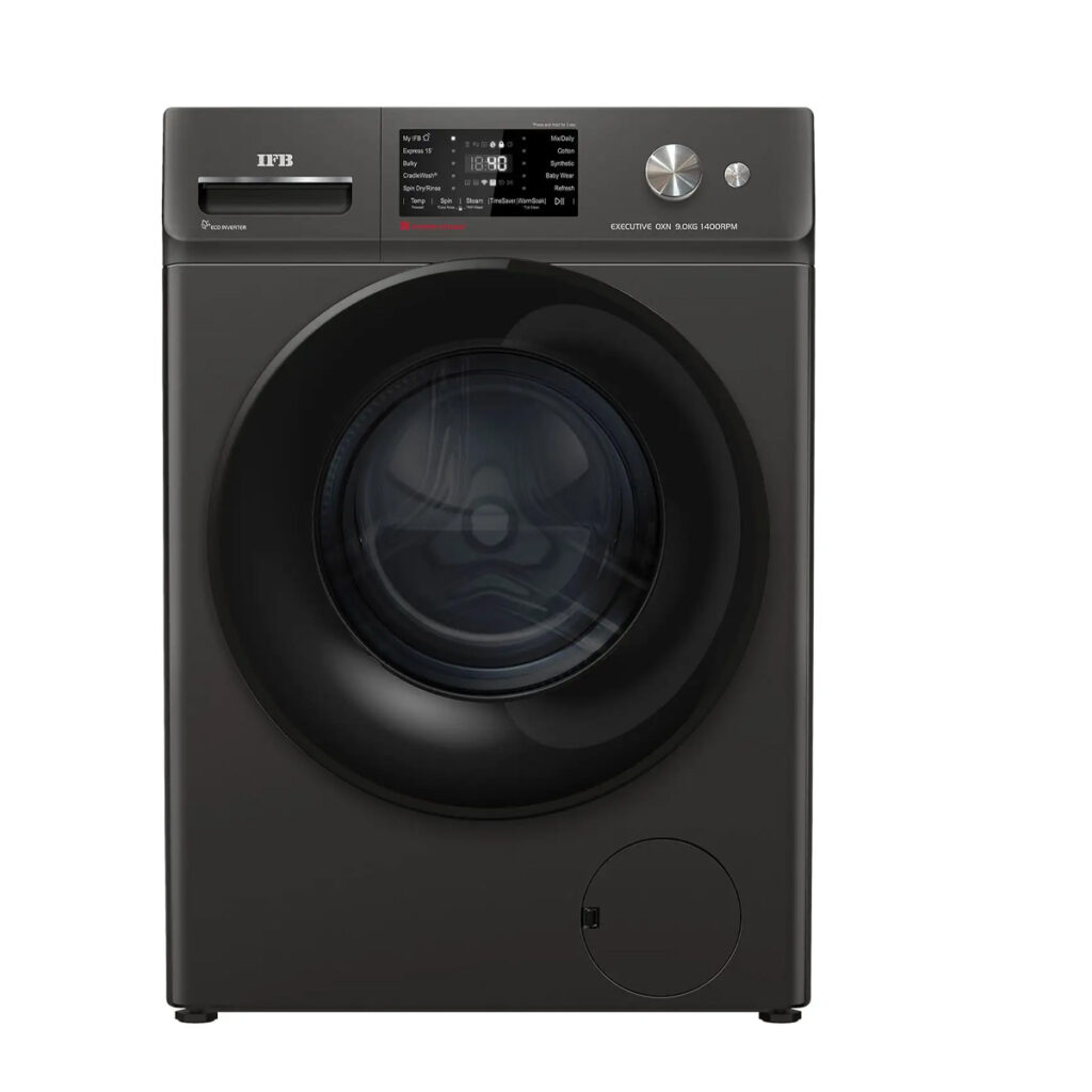 IFB 9 kg 5 Star Front Load Fully Automatic Washing Machine with Wifi, RPM 1400(Executive OXN 9014K CMS, Onyx Grey)