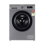 LG 8Kg 5 Star Front Load Washing Machine, Inverter Direct Drive with Wi-Fi (FHB1208Z4P, Platinum Silver)