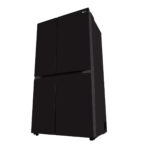 LG 650L Convertible Side by Side Refrigerator with Multi-Air Flow , Smart Inverter Compressor (GL-B257JWB3,Western Black)