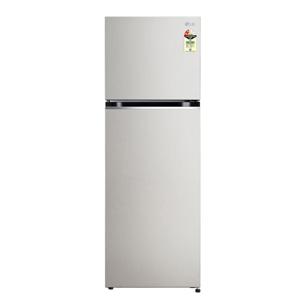 LG 343L 2 Star Double Door Refrigerator with Smart Diagnosis, Multi-Air Flow (GL-S382SUSY,Urban Steel)