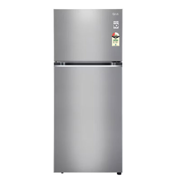 LG 398 L 2 Star Convertible Double Door Refrigerator with Smart Diagnosis and Smart Inverter Compressor (BLDC) (GL-S422SPZY, Shiny Steel)