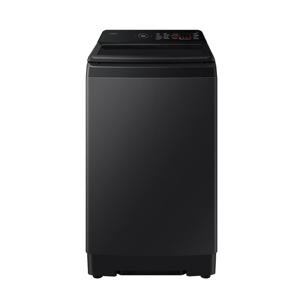 Samsung 8.0 kg 5 Star Fully Automatic Top Load Washing Machine with AI Wash and Heater (WA80F08H2B, Black Caviar)