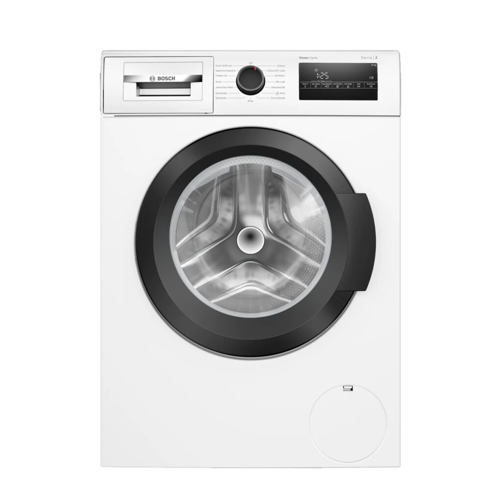 BOSCH 8 Kg Series 2 Fully Automatic Front Load washing machine,1400 rpm (WAJ28260IN, White)