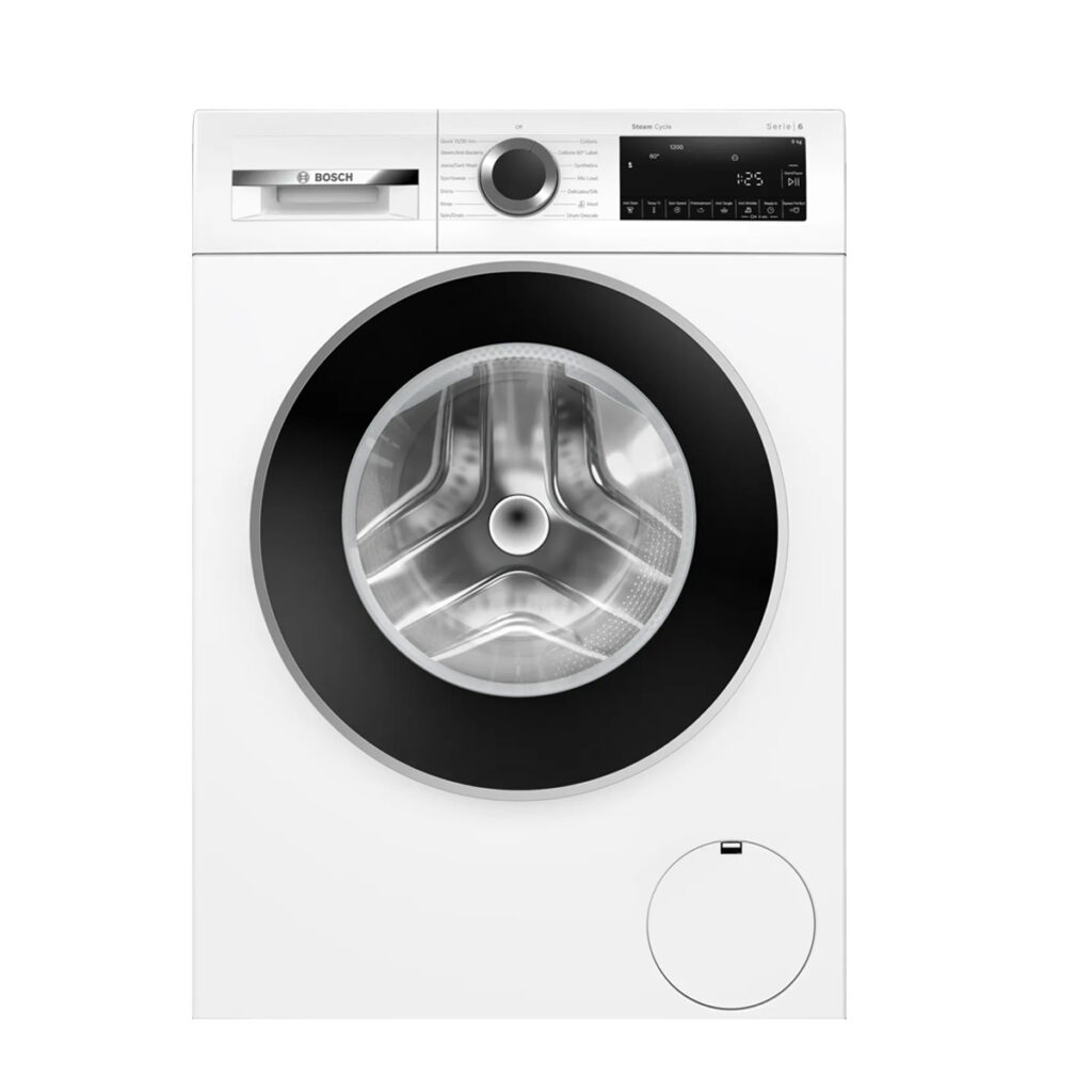 BOSCH 9 Kg Series 6 Fully Automatic Front Load washing machine,1200 rpm (WGA14200IN, White)