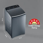 Whirlpool 9kg 5 Star Fully Automatic Top Load Washing Machine with In-Built Heater (360BWPROH9.0, Midnight Grey)