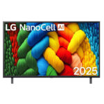 LG 43 (108cm) Smart 4K Gen8, Filmmaker Mode with Dolby Atmos (43NANO83A6A)