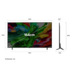 LG 65 (164cm) Smart 4K QNED, FILMMAKER MODE, AI Picture Pro with Dolby Vision & Atmos (65QNED8GA6A)