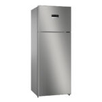 Bosch 334L 2 Star Series Frost Free Double Door Refrigerator (CTC35S02NI, Shiney Silver)