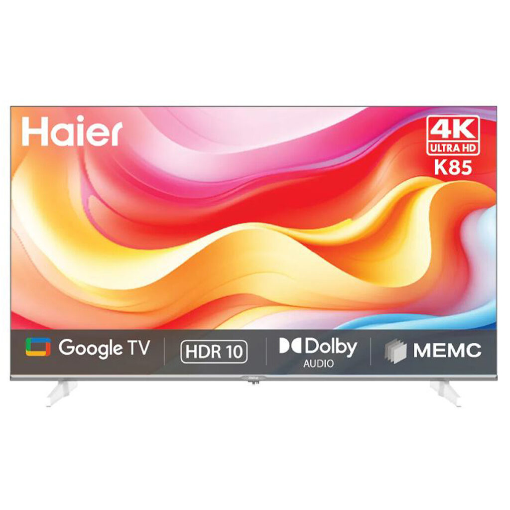 Haier 139cm (55 Inch) UHD 4K Google LED Smart TV (H55K85FUX)