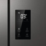 Haier 520L 3 Star 4 Door Side by Side Refrigerator (HRB-600IS, Inox Steel)