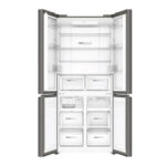 Haier 520L 3 Star 4 Door Side by Side Refrigerator (HRB-600IS, Inox Steel)