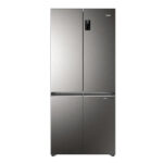 Haier 520L 3 Star 4 Door Side by Side Refrigerator (HRB-600IS, Inox Steel)