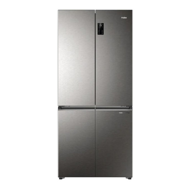 Haier 520L 3 Star 4 Door Side by Side Refrigerator (HRB-600IS, Inox Steel)