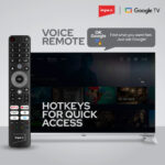 Impex evoQ 43 Inch QLED Google Smart LED TV | Dolby Vision, Dolby Atmos, Android 14 (43S4QLC3)