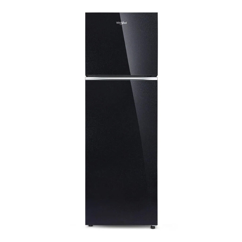 Whirlpool 235L 2 Star Frost Free Double-Door Refrigerator (NEO278GDPRMCRYSTALBLACK)