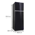 Whirlpool 235L 2 Star Frost Free Double-Door Refrigerator (NEO278GDPRMCRYSTALBLACK)