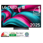 LG OLED evo 139cm (55) TV (C5), α9 AI Processor 4K Gen8, Dolby Vision, Dolby Atmos (OLED55C56LA)