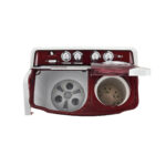 LG 8Kg 5 Star Semi Automatic Washing Machine, Roller Jet Pulsator + Soak (P8035SRAZA, Burgundy)