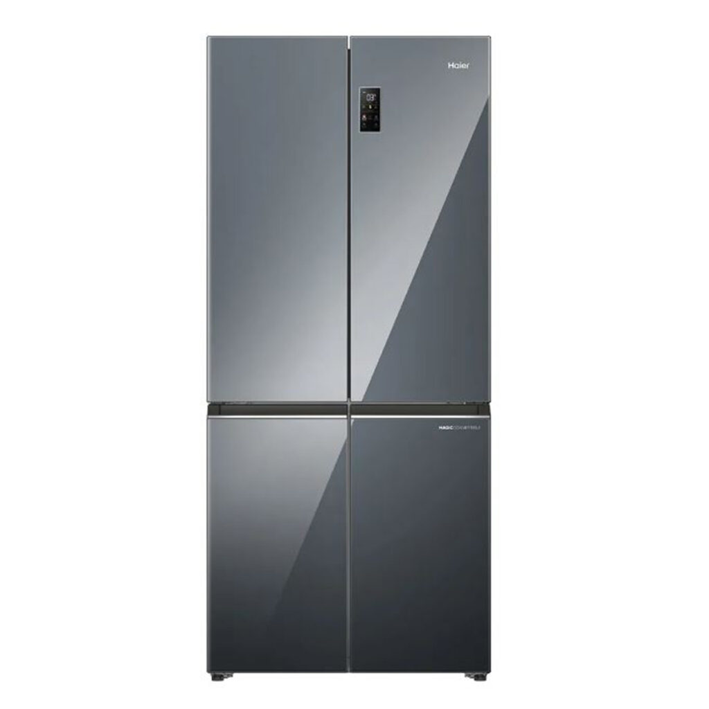 Haier 520L 3 Star Lumiere 4-Door Side by Side Convertible French Door Refrigerator Wi-Fi (HRB-600MGU1, Mirror Glass)