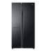 Haier 598L 3 Star 3 Door Side by Side Convertible Refrigerator Wi-Fi (HRT-683KGU1, Black Glass)