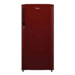Haier 165 L 1 Star Direct Cool Single Door Refrigerator (HRD-1851BBR-P, Red Mono)