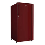 Haier 165 L 1 Star Direct Cool Single Door Refrigerator (HRD-1851BBR-P, Red Mono)