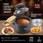 Prestige 6.5L Multi-Chef All-in-One Air Fryer, 1200W Airfry, Oven, Toast, Grill (Black)