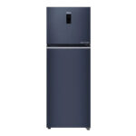 Haier 358 L 3 Star Convertible Frost Free Double Door Refrigerator (HRF-4083BLGK-P, Graphite Black)