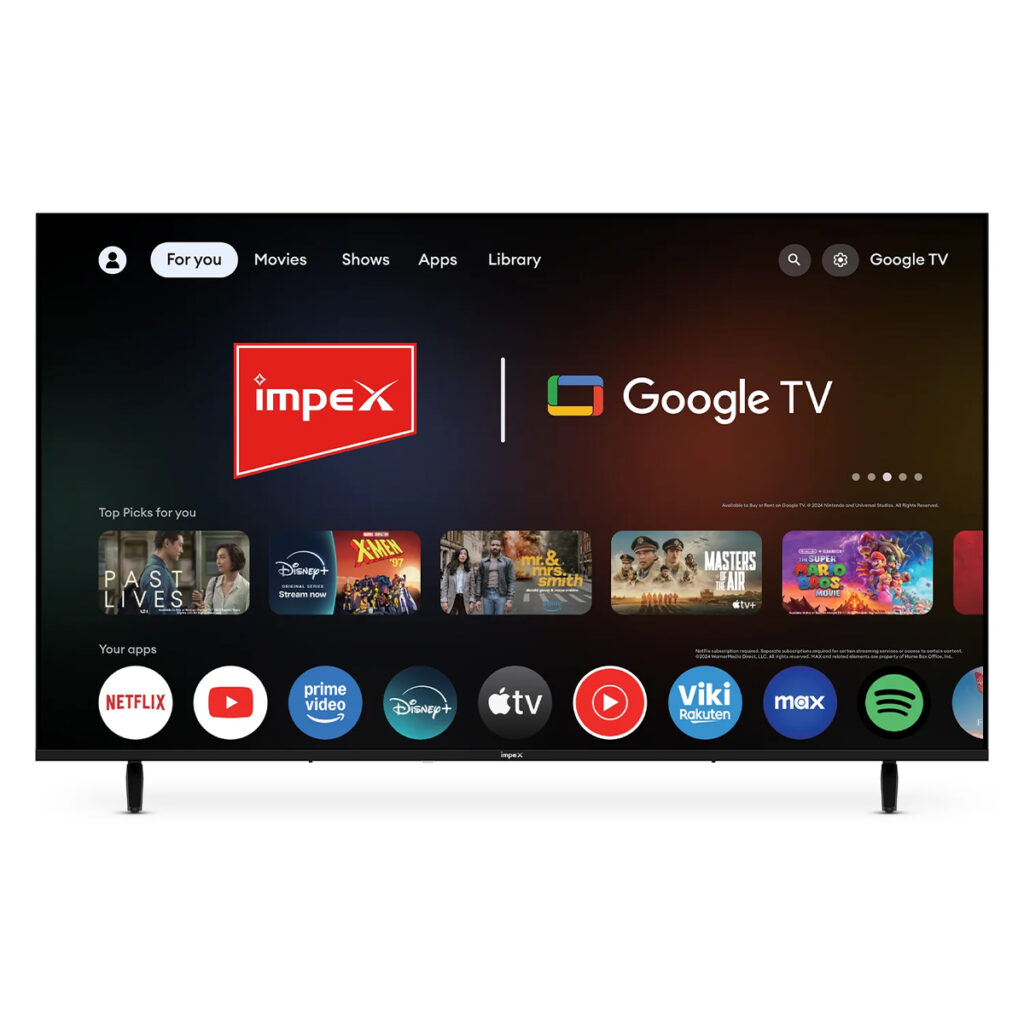 IMPEX 55 Inch 4K QLED Google Smart TV (evoQ 55S4QLF3)