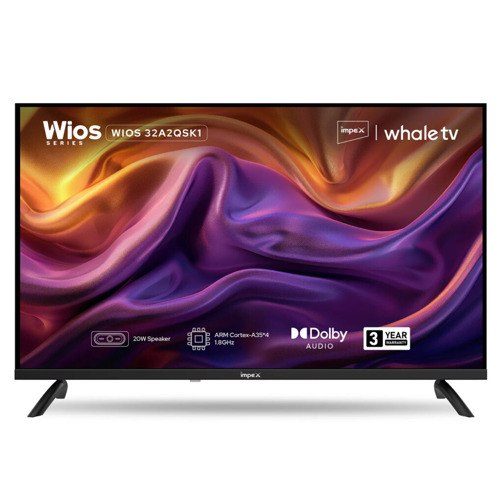 Impex 32 Inch HD QLED WIOS Whale Series Smart TV (WIOS 32A2QSK1)