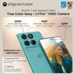 Motorola Edge 60 Fusion ( 12GB RAM,256 GB Storage ,Pantone Amazonite)