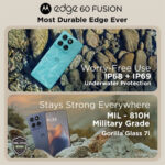 Motorola Edge 60 Fusion ( 8GB RAM,256 GB Storage ,Pantone Mykonos Blue)