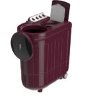 Whirlpool 8.5 Kg 5 Star Semi Automatic Top Load Washing Machine ,1400 RPM (Ace Turbo Dry, Wine Dazzle)