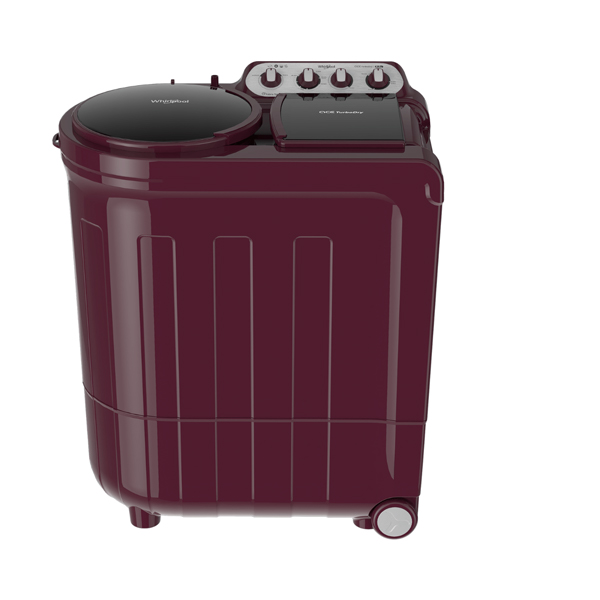 Whirlpool 8.5 Kg 5 Star Semi Automatic Top Load Washing Machine ,1400 RPM (Ace Turbo Dry, Wine Dazzle)